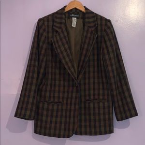 Plaid blazer